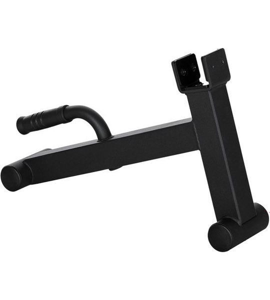 Halterstandaard deadlift jack - antislip greep, 50 x 12 x 33 cm, zwart