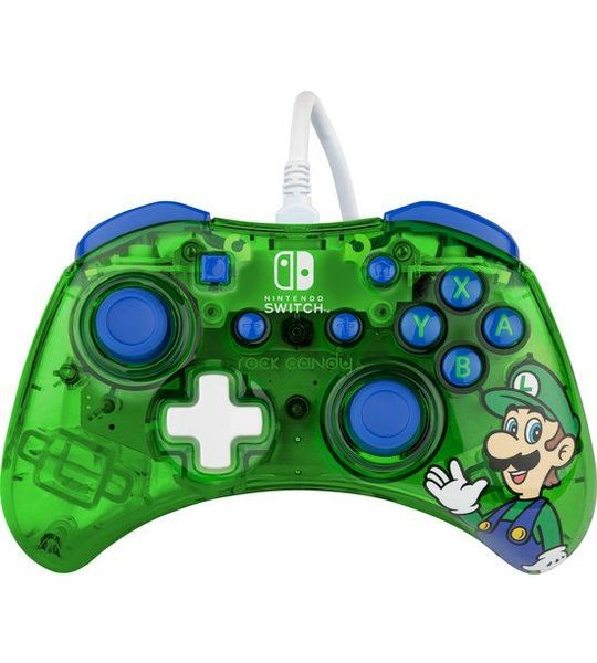PDP Rock Candy Bedrade Controller - Luigi Lime Nintendo Switch/switch Oled