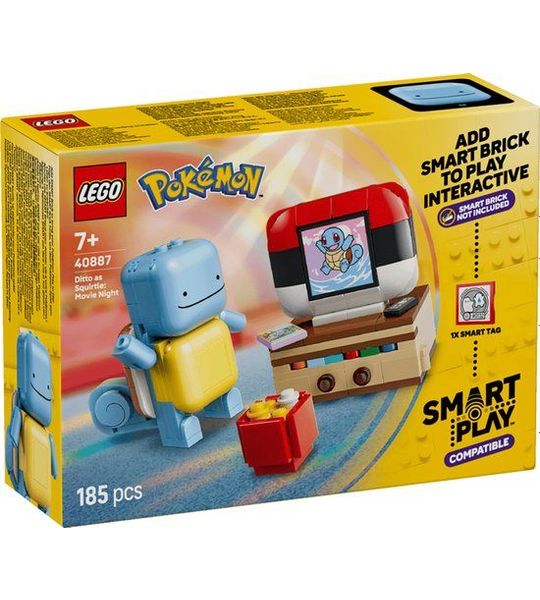 LEGO Pokemon 40887 - Ditto as Squirtle: Movie Night - Smart Play