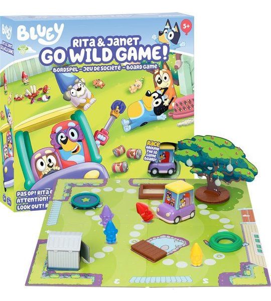 BLUEY - Rita & Janet Go Wild Game - Bordspel