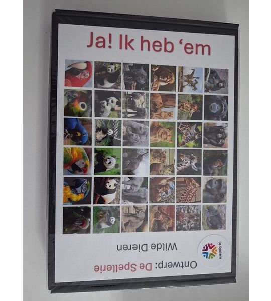 De Spellerie-Ja! Ik heb 'em Wilde Dieren-dementie-spel-reminiscentie-geheugen