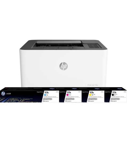 HP Color Laser MFP 150nw  + 1 extra set toners