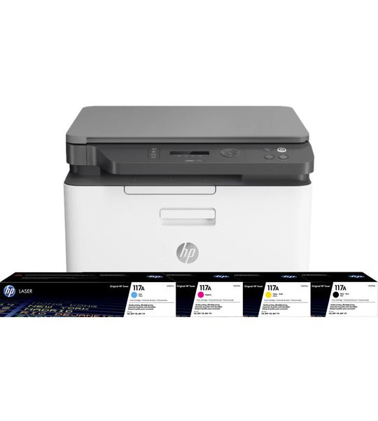 HP Color Laser MFP 178nw  + 1 extra set toners
