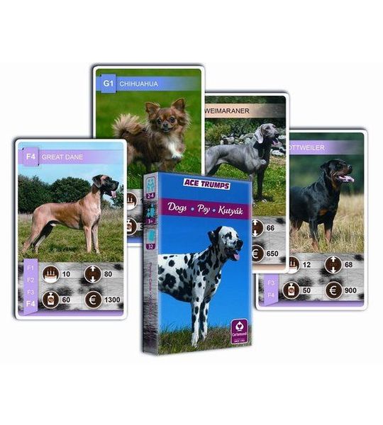 Kwartet Spel - Honden Kaarten voor Kinderen