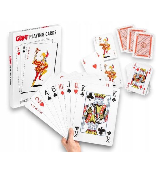 Gigantische Speelkaarten XXL - Cadeau voor Feestdagen en Spelavonden