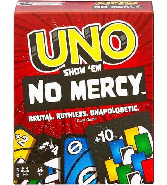 UNO No Mercy-kaartspel - Nieuwe versie voor eindeloos plezier