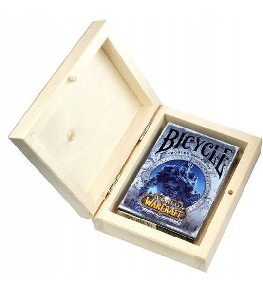 Bicycle Word of Warcraft Lich King Speelkaarten in Houten Doos