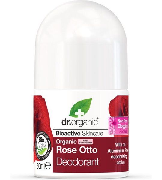 Dr Organic Rose Otto Deodorant Roll-On