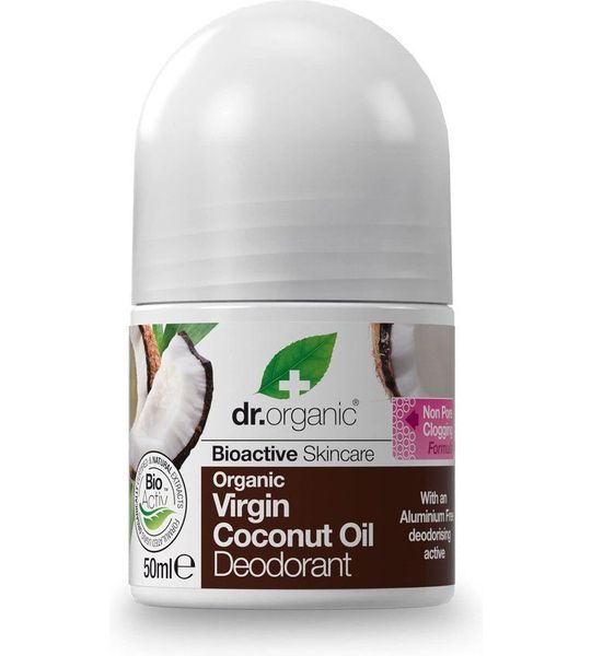 Dr Organic Virgin Coconut Oil Deodorant Roll-On