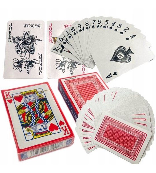Klassieke Poker Speelkaarten - 54 kaarten, gecoat, 1 deck