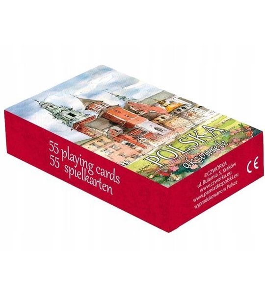 Poolse Aquarel Speelkaarten - 1 Deck