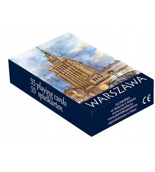 Warszawa Foto Speelkaarten - 1 Deck, 55 Kaarten