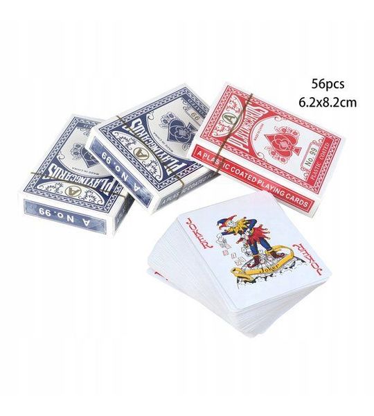 Klassieke Speelkaarten Set - 54 Stuks, 6.5x9 cm