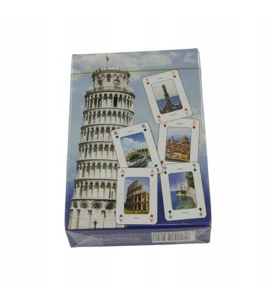 Italia Speelkaarten Blauw - Uniek Cadeau met Italiaanse Stijl