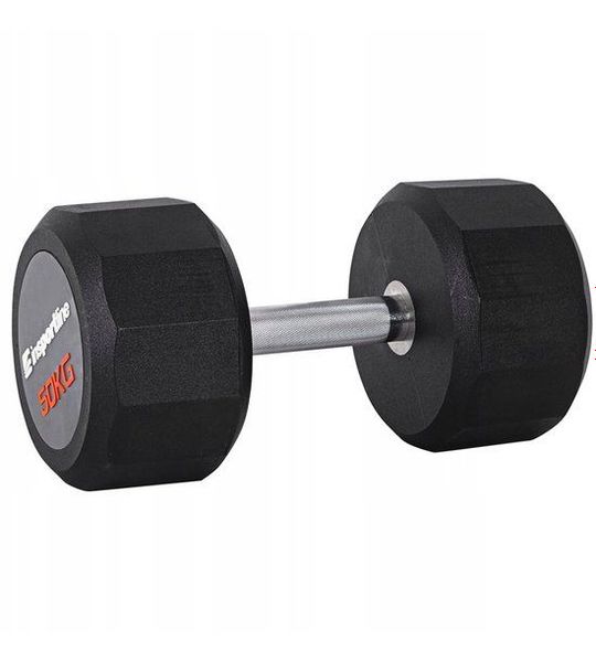Halter inSPORTline Profi CPU 50kg - Gecoat, Antisliphandvat