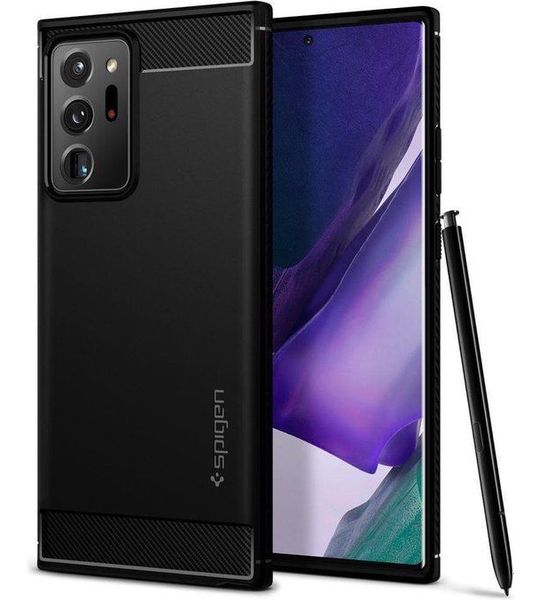 Spigen Rugged Armor Voor Galaxy Note20 Plus Zwart