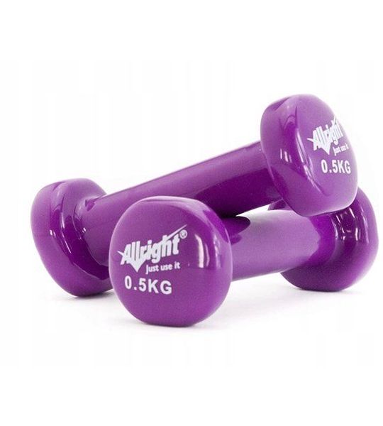 Vinyl Halsterset 2 x 0,5 kg - Ideaal voor Thuis en Fitness