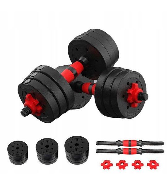 Verstelbare Halters Set 2x15 kg - Merkloos Fitness Gewicht