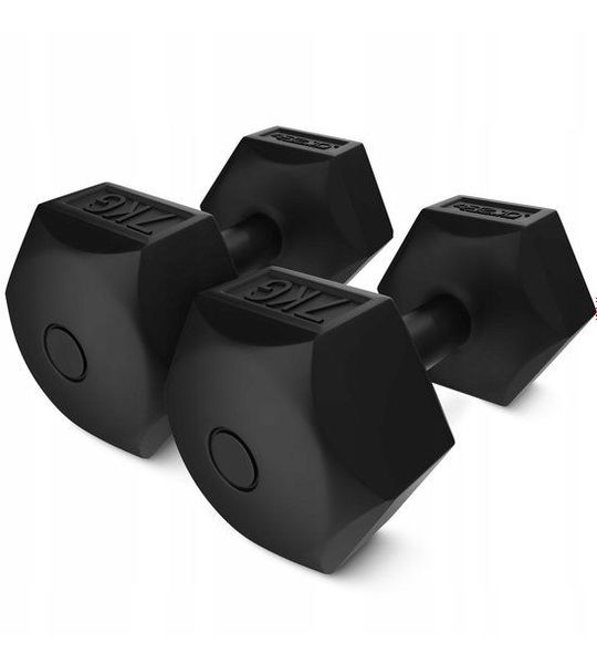 Halters Bitumineus 2x7kg - krachttraining & fitness