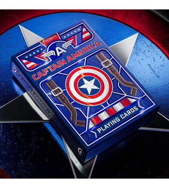 Captain America Playing Cards Patriotic Design