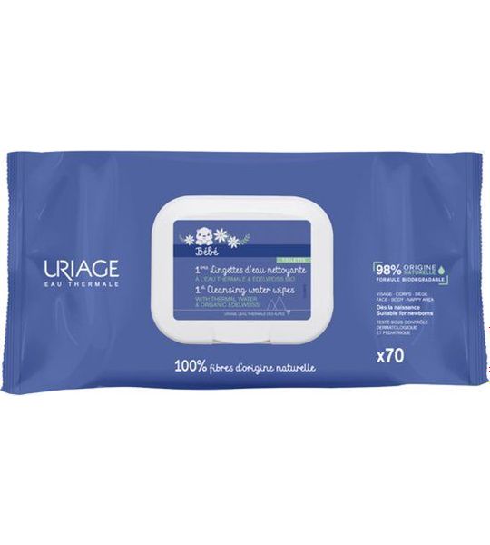 Uriage Baby 1st Cleansing Water Wipes
