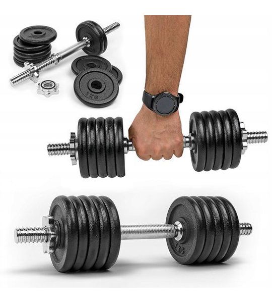 Verstelbare gietijzeren halter 10kg voor krachttraining thuis