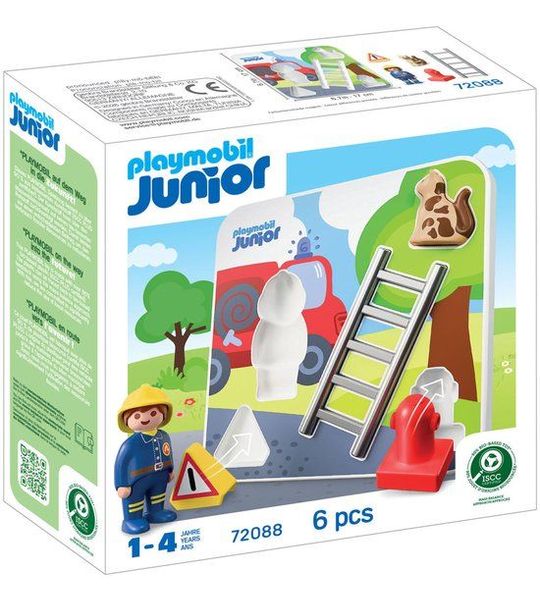 Playmobil Junior Brandweerpuzzel - 72088