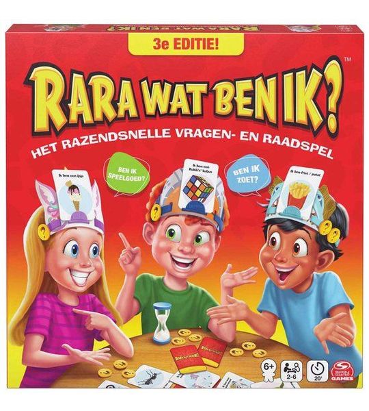 RARA Wat ben ik? Hedbanz – 3e Editie 2025 – 2-6 Spelers – Nederlandstalig