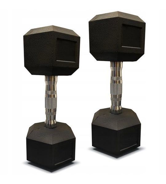 Merkloze Gecoate Halters 2x25kg - Ideaal voor Krachttraining