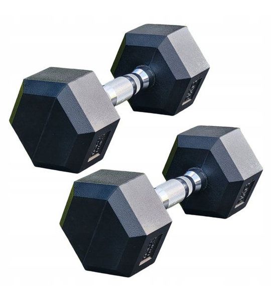 2x 7,5 kg Gevulde Halters Set - Professioneel 15 kg