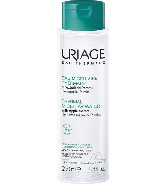Uriage Thermaal Water Reinigend Micellair Water Gemengd Tot Vette Huid