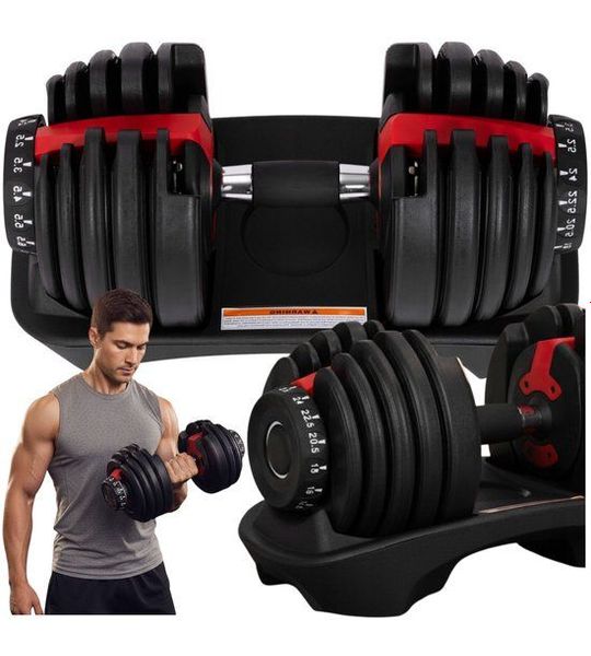 Verstelbare Dumbbell 2,5-24 kg - IJzeren Gewicht met Standaard