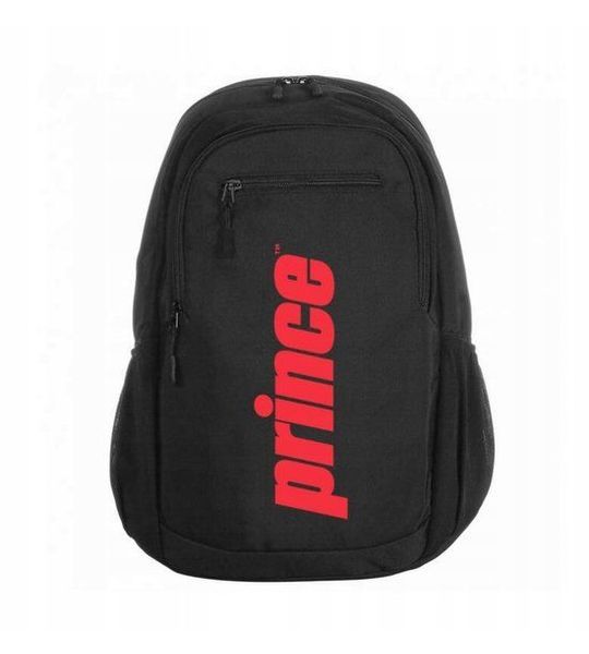 Prince Challenger Sportrugzak Zwart-Rood - Stijlvol & Functioneel