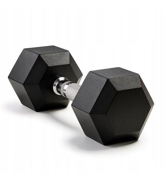 Gegoten Halter 35kg Hexagonaal met Rubberen Coating