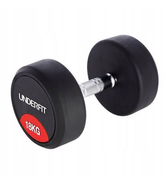 Gumme Hantel 18 kg - Staal, Fitness & Krachttraining