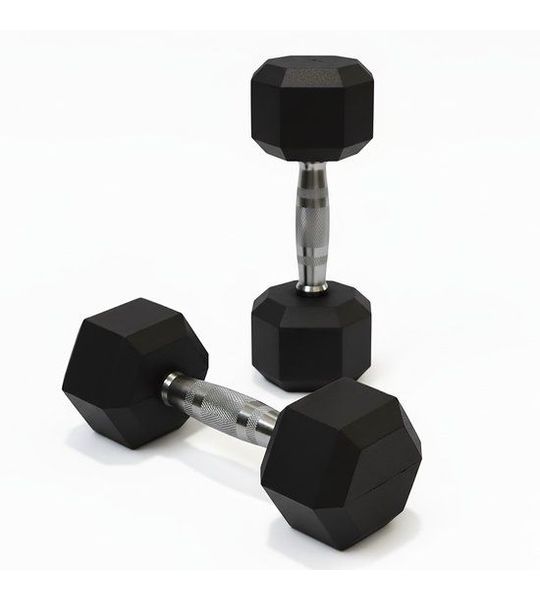 Gegomineerde Halter Set 2x7kg - IJzeren Hex Halters voor Krachttraining