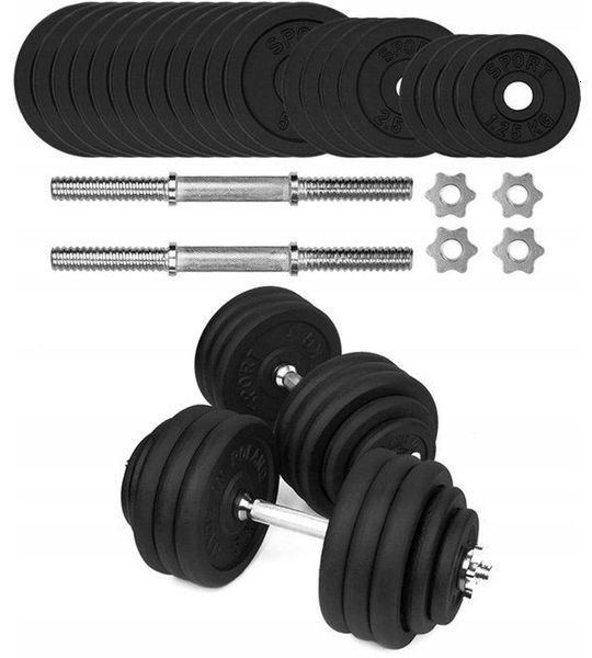 Merkloos Merkloze IJzeren Halters Set 2x40kg - Totaal 80kg Kracht Training