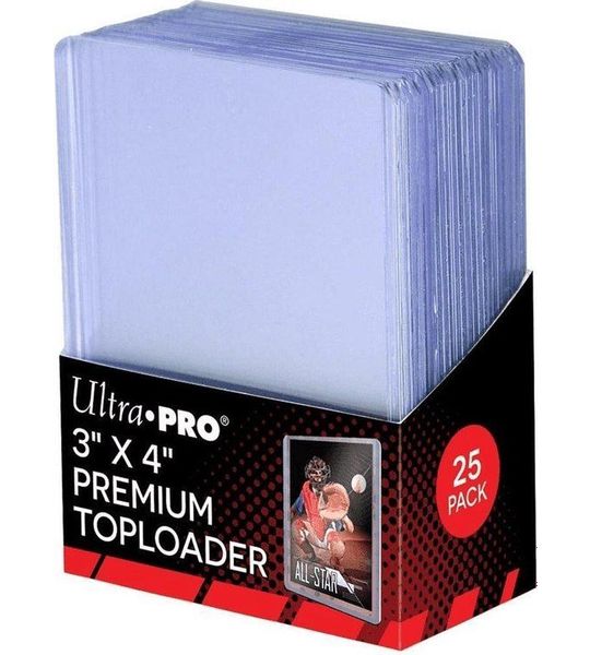 Ultra Pro Toploader: 3" x 4" Super Clear Premium 35pt (25x)