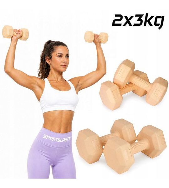 Set van 2x3kg Bitumen Halters - Totaal 6kg - Zeshoekig Ontwerp