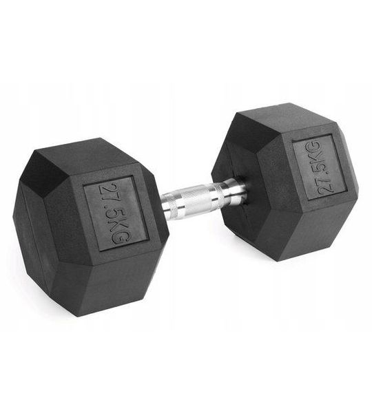 Gegoten Halter 27,5kg Rubberen Hexagonale Staal voor Krachttraining