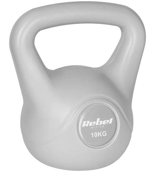 Rebel Bituminous Kettlebell 10 Kg Zilver 10 kg