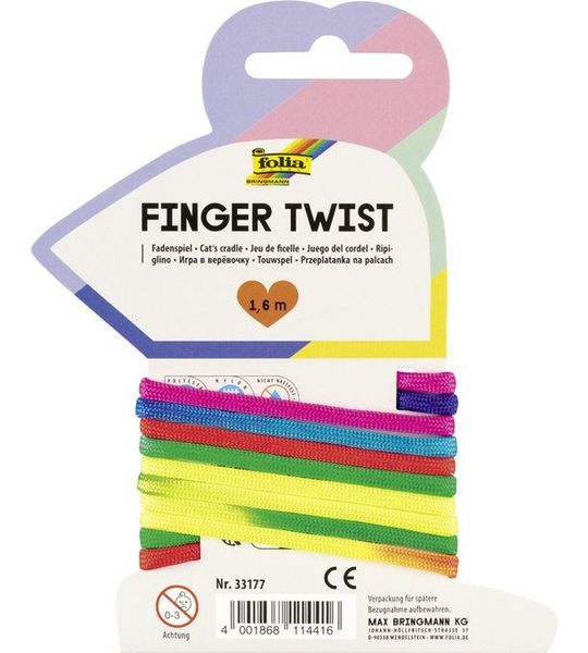 Folia Folia Finger Twist Regenboog 160 cm