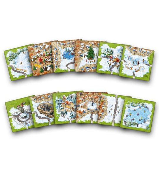 Carcassonne Mini Uitbreiding 4 Seizoenen Winter Bordspel