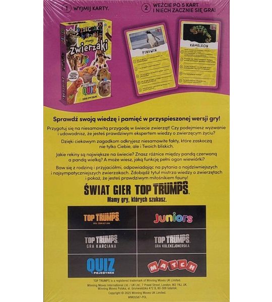 Top Trumps Quiz Dierenkaarten: 300 Vragen