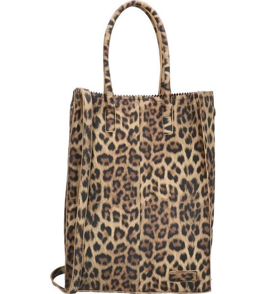 Zebra Natural Bag Rosa XL Leopard Suedine