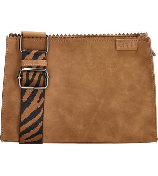 Schoudertasje Merel Camel Suedine