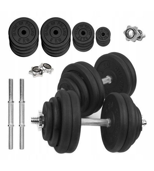 Verstelbare Gietijzeren Halters 2x30kg - 60kg Trainingsset