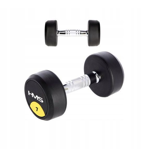 HMS HG PRO Gummen Halter 7 kg - Professionele Fitness Hantel