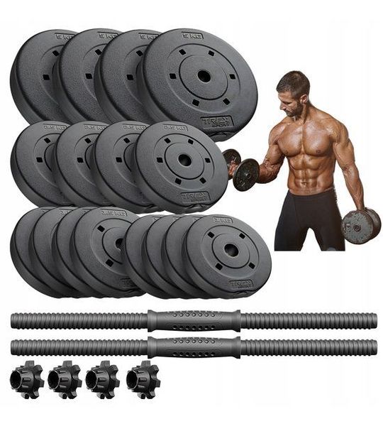 Verstelbaar Halter- en Stangenset 40kg voor Krachttraining