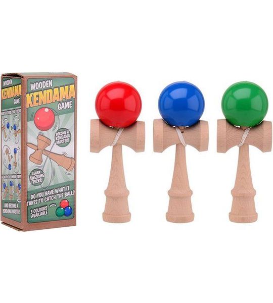 Johntoy Kendama houten behendigheidsspel speelgoed - klassiek spel.
